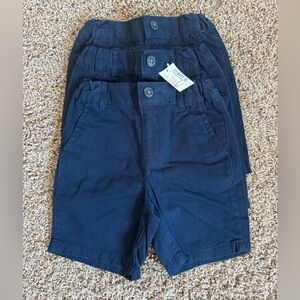 NWT School Uniforms Navy Shorts size 3T - Set of 3